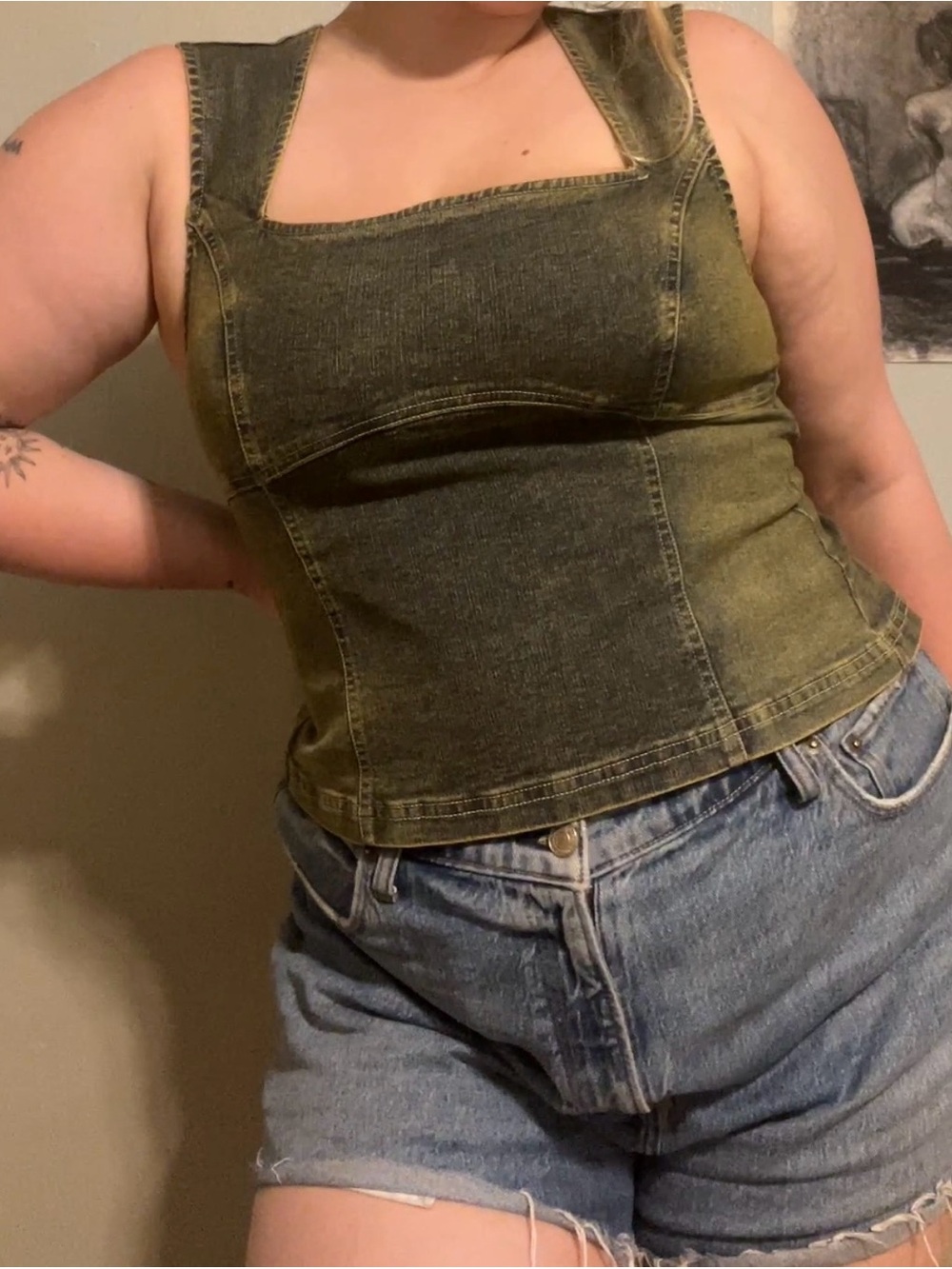 NWOT Urban Outfitters Denim Corset